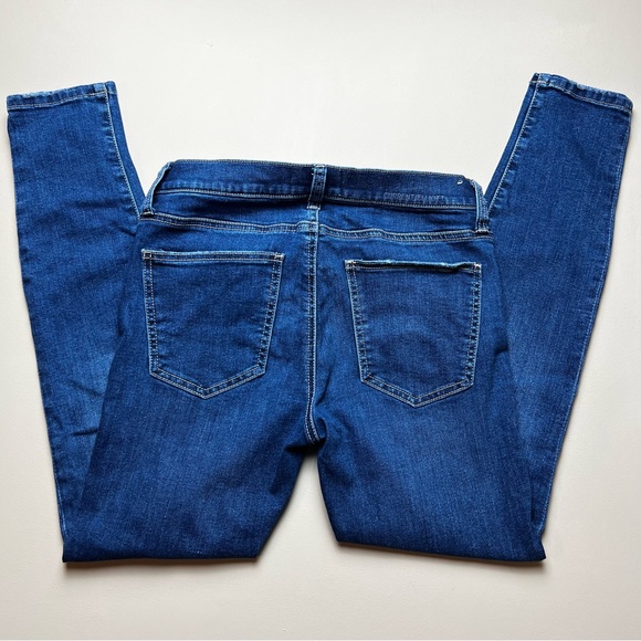 Current Elliot womens  denim dark skinny long jeans size 27 - Picture 2 of 11